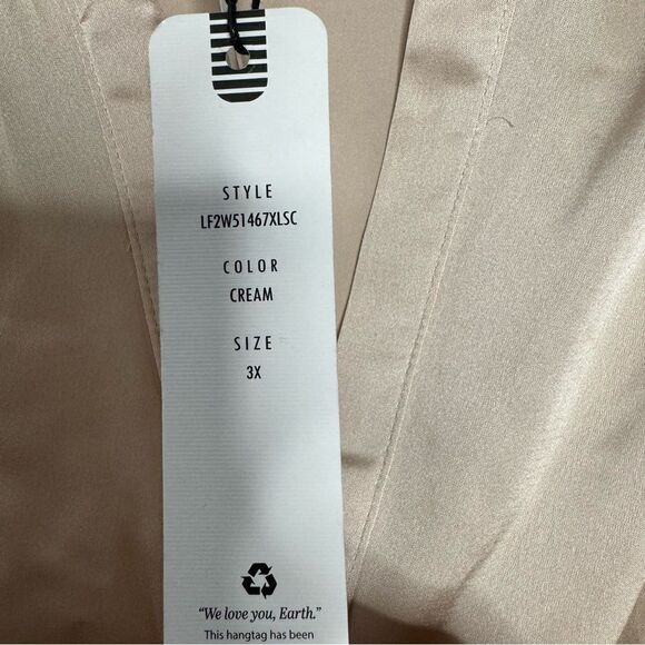 Olive & Oak cream dress size 3X - Picture 3 of 5